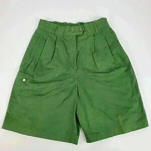 Ellesse Women's Shorts Size 44 Green 100% Cotton